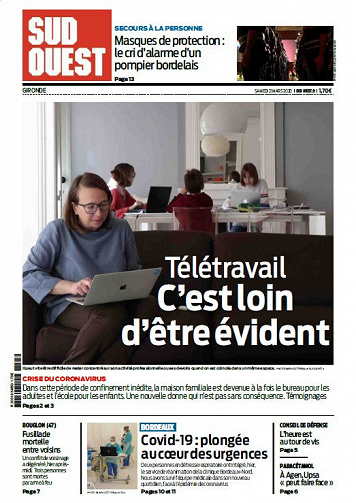 Sud Ouest Gironde - Samedi 21 Mars 2020