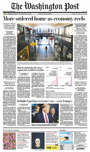 The Washington Post - Saturday, March 21, 2020