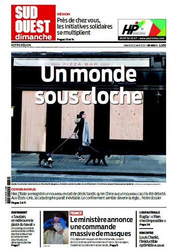 Sud Ouest Dimanche - Dimanche 22 Mars 2020