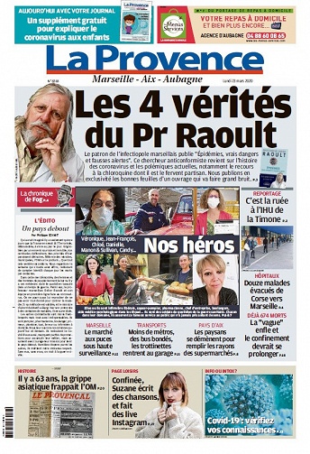 La Provence Marseille - Lundi 23 Mars 2020