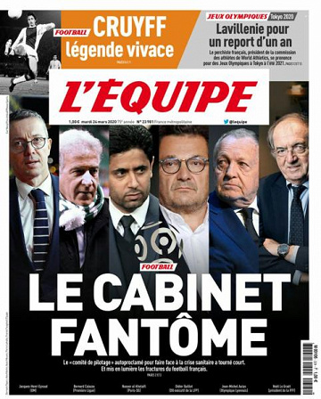 L’equipe du Mardi 24 Mars 2020