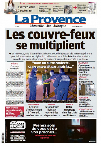 La Provence Marseille - Mardi 24 Mars 2020