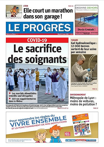 le progrès du mardi 24 mars 2020
