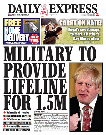 Daily Express - Monday, March 23, 2020