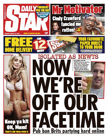 Daily Star - Monday, March 23, 2020