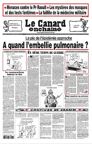 Le canard enchaîné N° 5185 du Mercredi 25 mars 2020