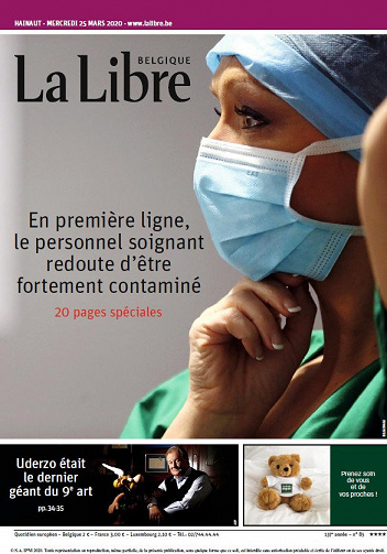 La Libre Belgique - Mercredi 25 Mars 2020