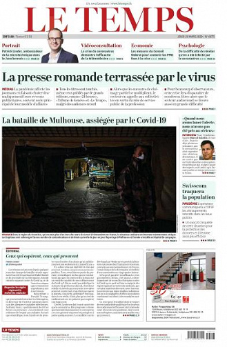 Le Temps - 26 Mars 2020