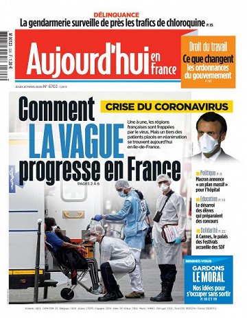 Aujourd’hui en France - 26 Mars 2020