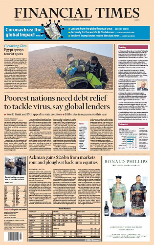 Financial Times (EU) - Thursday, March 26, 2020