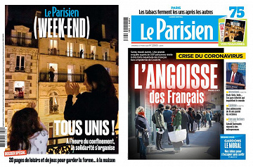 Pack Le Parisien + Le Parisien Week-End - Vendredi 27 Mars 2020
