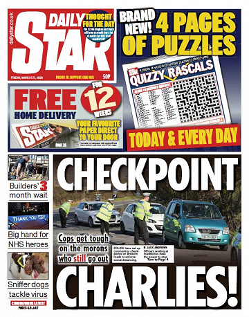 Daily Star - Friday, March 27, 2020