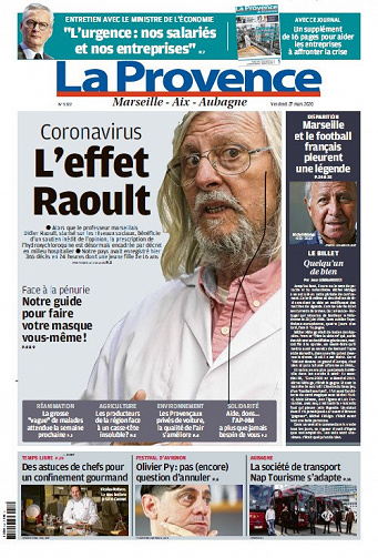 La Provence Marseille - Vendredi 27 Mars 2020