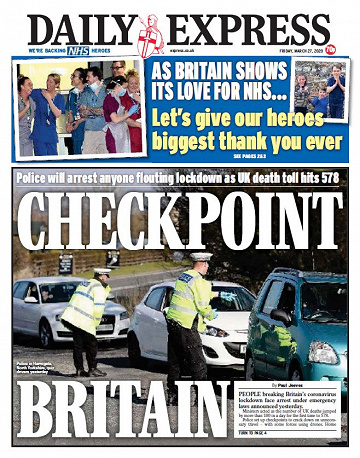 Daily Express - Friday, March 27, 2020