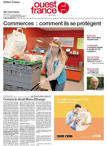 Ouest France - Samedi 28 Mars 2020