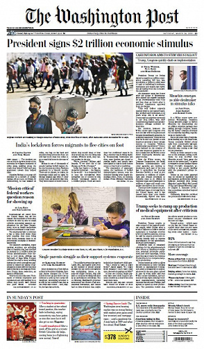 The Washington Post - Saturday, March 28, 2020