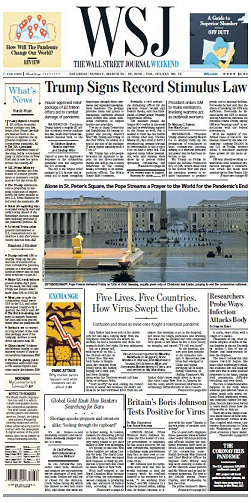 The Wall Street Journal Weekend - Saturday - Sunday, March 28-29, 2020