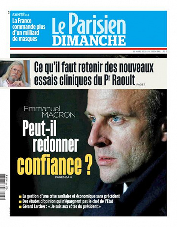 Le Parisien du Dimanche 29 Mars 2020