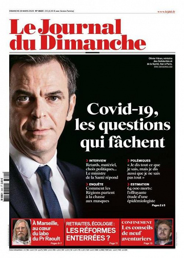 Le Journal du Dimanche - 29 Mars 2020