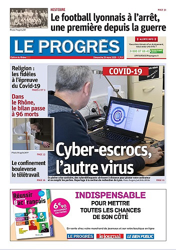 le progrès du dimanche 29 mars 2020