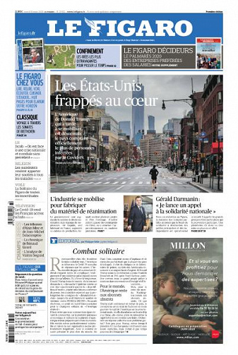 Le Figaro du Mardi 31 Mars 2020