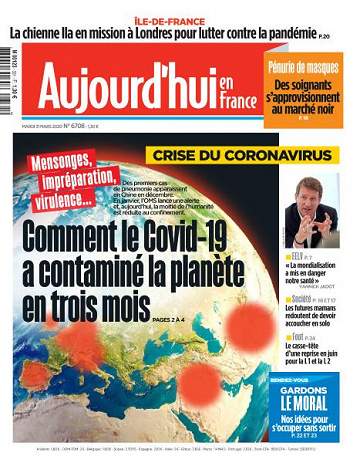 Aujourd’hui en France - 31 Mars 2020