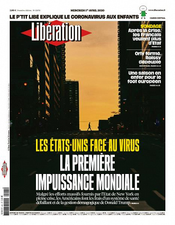 Liberation du Mercredi 1er Avril 2020