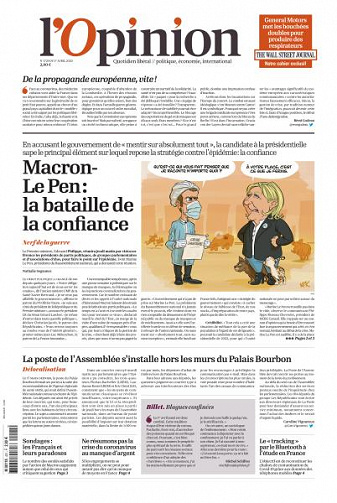 L’Opinion - 1 Avril 2020