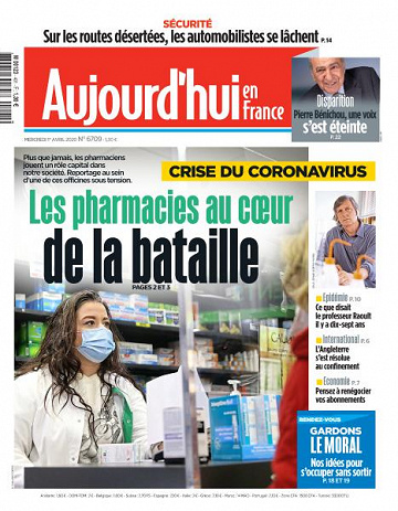 Aujourd’hui en France - 1er Avril 2020