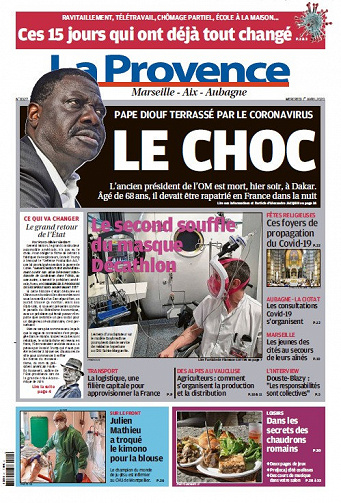 La Provence Marseille - Mercredi 1er Avril 2020