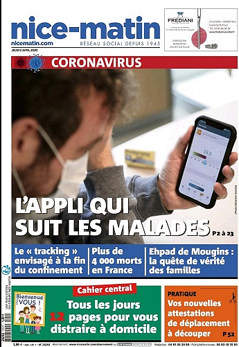 Nice Matin du jeudi 02 avril 2020