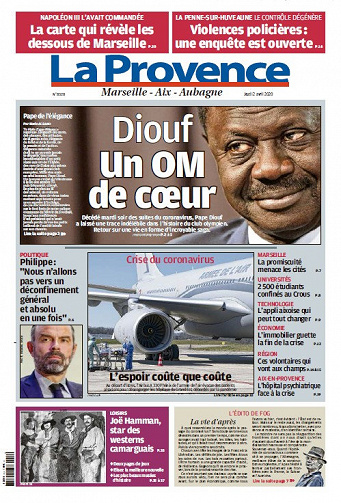 La Provence Marseille - Jeudi 2 Avril 2020