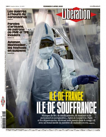 Liberation du Vendredi 3 Avril 2020