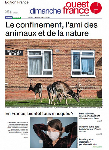 Ouest France - Dimanche 5 Avril 2020
