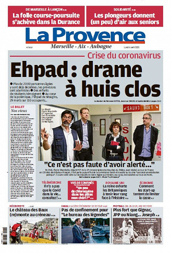La Provence Marseille - Lundi 6 Avril 2020