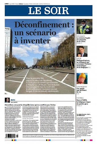 Le Soir - Lundi 6 Avril 2020
