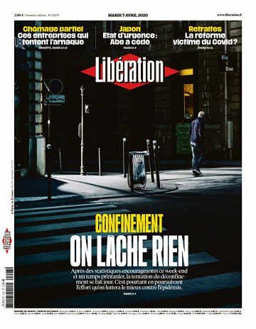 Liberation du Mardi 7 Avril 2020