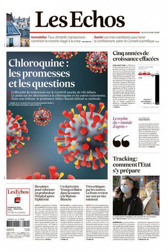 Les Echos du Jeudi 9 Avril 2020
