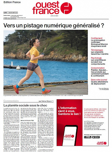 Ouest France - Jeudi 9 Avril 2020