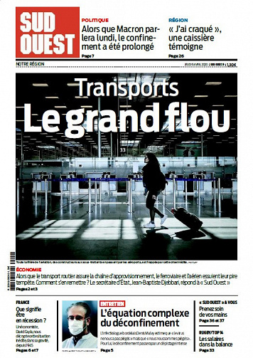 Sud Ouest Sud-Gironde - Jeudi 9 Avril 2020
