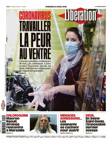 Liberation du Vendredi 10 Avril 2020