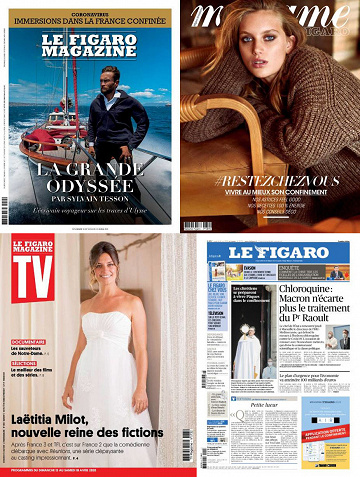 Pack Le Figaro et ses 3 suppléments - Vendredi 10 Avril 2020