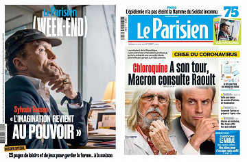 Pack Le Parisien + Le Parisien Week-End - Vendredi 10 Avril 2020