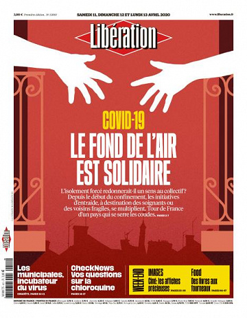 Liberation du Samedi 11 et Lundi 13 Avril 2020