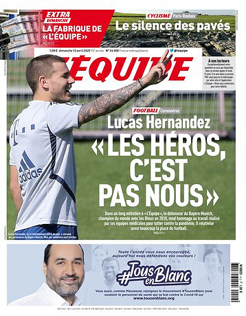 L’equipe du Dimanche 12 Avril 2020