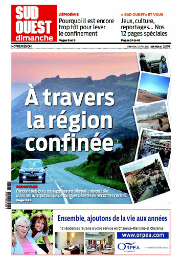 Sud Ouest Dimanche (Notre Région) - Dimanche 12 Avril 2020