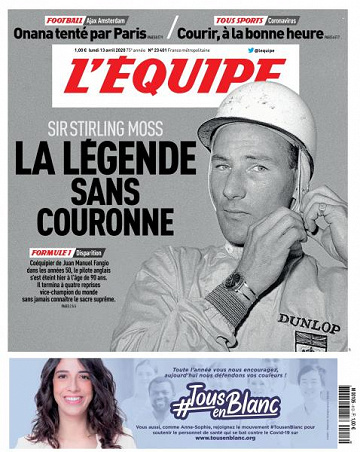 L’equipe du Lundi 13 Avril 2020