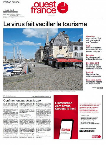Ouest France - Lundi 13 Avril 2020