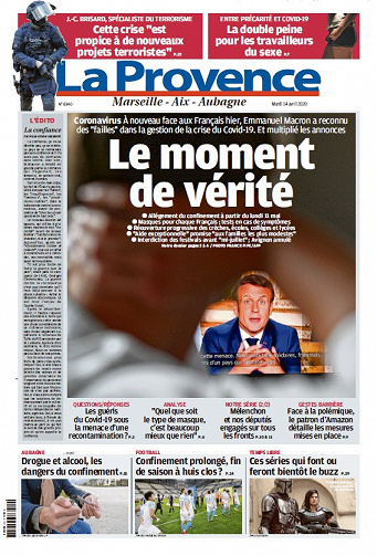 La Provence Marseille - Mardi 14 Avril 2020