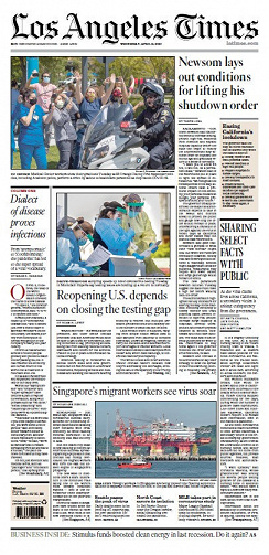 Los Angeles Times - Wednesday, April 15, 2020